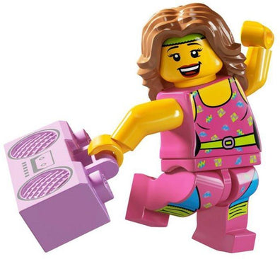 LEGO Minifigure-Fitness Instructor-Collectible Minifigures / Series 5-Creative Brick Builders